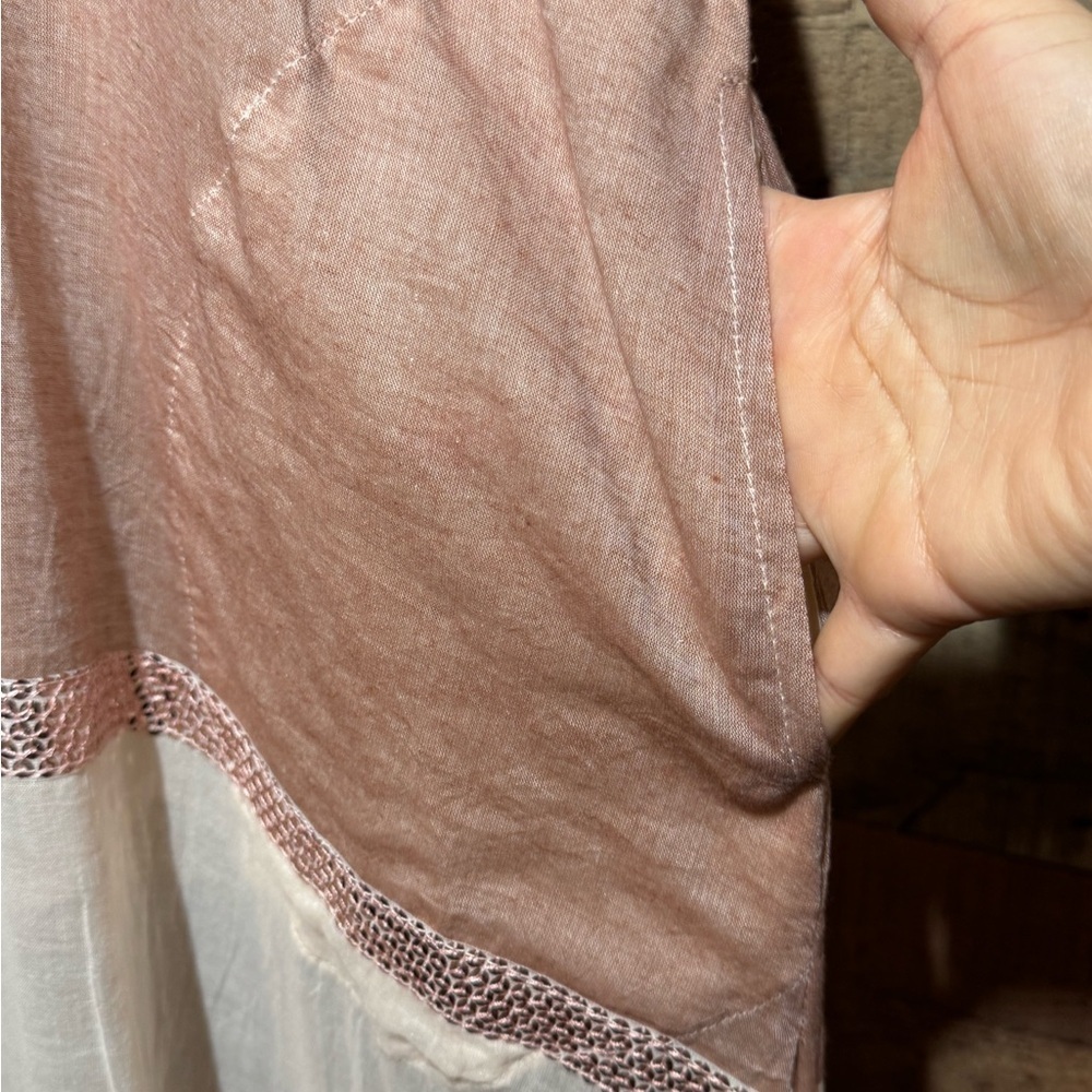 Lula Soul Horizon Maxi in Hazel size Medium Sequined Lined Sheer Resortwear - Picture 6 of 13